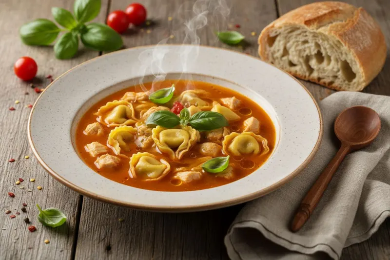 Kana-tortellinikeitto