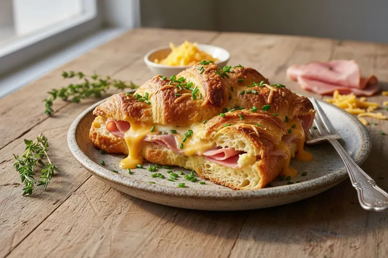 Kinkkucroissant-vuoka