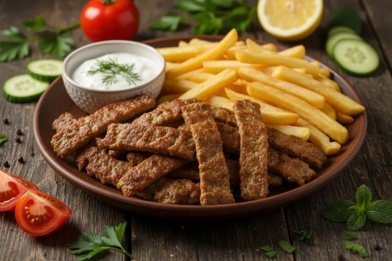 Kotitekoinen peltikebab jauhelihasta