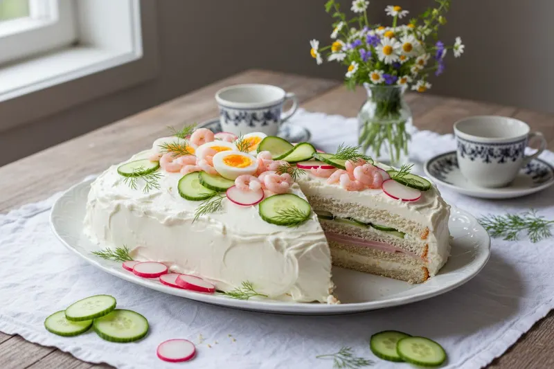 Perinteinen voileipäkakku