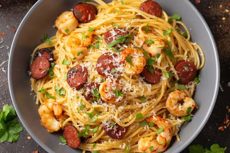 Surf & Turf-pasta